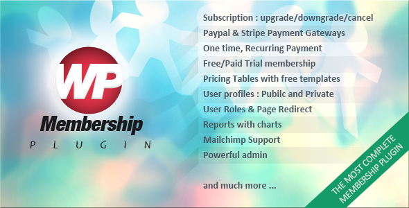 Download Free WP Membership v1.4.0