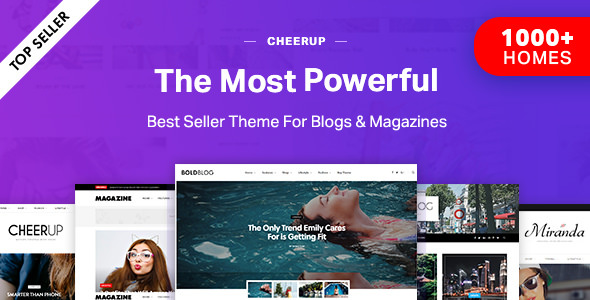 [Free Download] CheerUp v6.1.2 – Blog / Magazine – WordPress Blog Theme