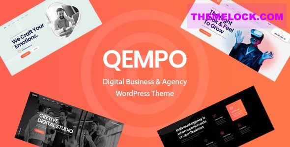 Qempo v1.2.5 – Digital Agency Services WordPress Theme