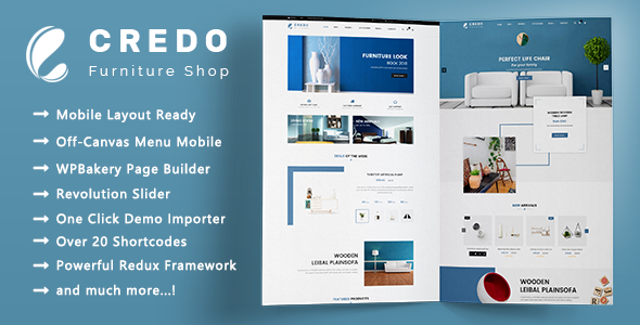 Download Free Credo v1.1.4 – Minimalist Furniture WooCommerce Theme