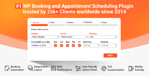 [Free Download] Bookly Booking Plugin v17.5 – Responsive Appointment Booking NULLED