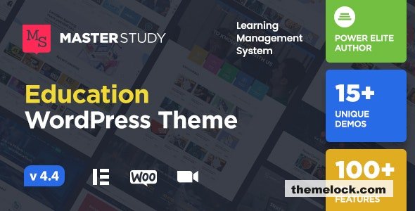 Masterstudy v4.7.8 – Education WordPress Theme