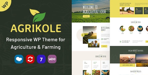 AGRIKOLE V1.9 – RESPONSIVE WORDPRESS THEME FOR AGRICULTURE & FARMING