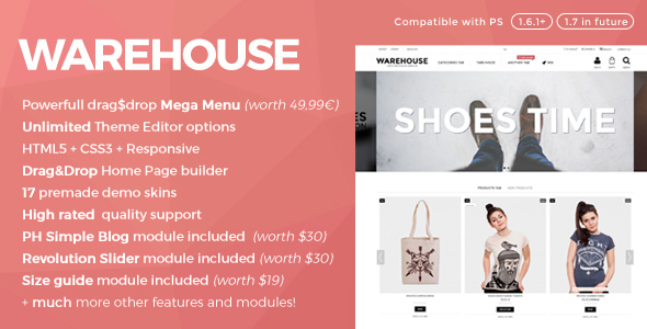 Warehouse v4.6 – Responsive Prestashop 1.6 & 1.7 theme