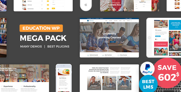 [Free Download] Education Pack v2.0 – Education Learning Theme WP