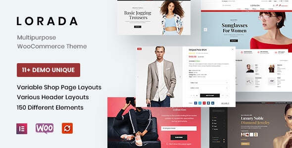 LORADA V4.1.2 – RESPONSIVE ELEMENTOR ECOMMERCE THEME