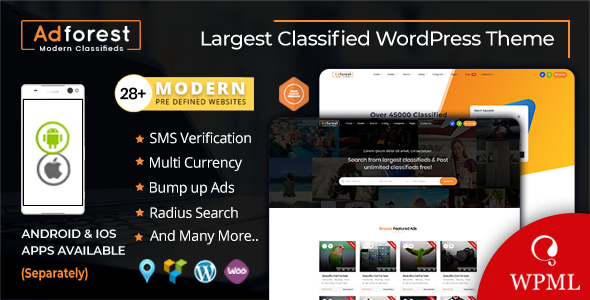 [Download] AdForest v4.3.4 – Classified Ads WordPress Theme NULLED