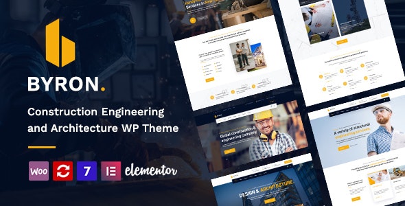 Byron v1.14 – Construction and Engineering WordPress Them