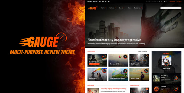 Gauge v6.50 – Multi-Purpose Review Theme Free Download