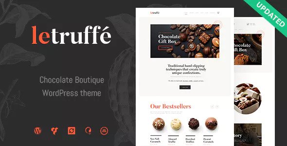 Le Truffe v1.1.5.2 – Chocolate Sweets & Candy Store WordPress Theme