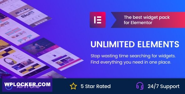 Unlimited Elements for Elementor Page Builder v1.5.58 NULLED