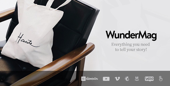 Download Free WunderMag v2.1.6 – A WordPress Blog / Magazine Theme