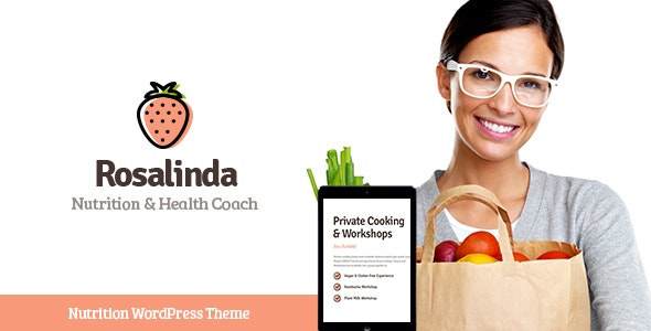 [Free Download] Rosalinda v1.0.2 – Health Coach & Vegetarian Lifestyle Blog WordPress Theme