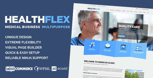 Download Free HEALTHFLEX v1.5.7 – Medical Health WordPress Theme