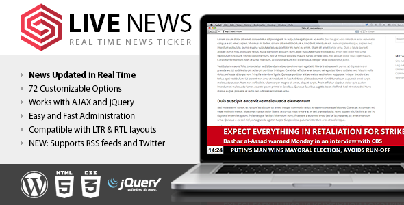 Download Free Live News v2.08 – Real Time News Ticker