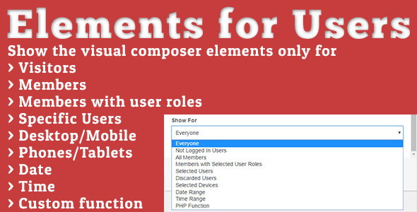 Download Free Elements for Users v1.5.0 – Addon for Visual Composer