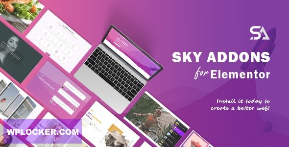 Sky Addons v1.5.3 – for Elementor Page Builder WordPress Plugin NULLED