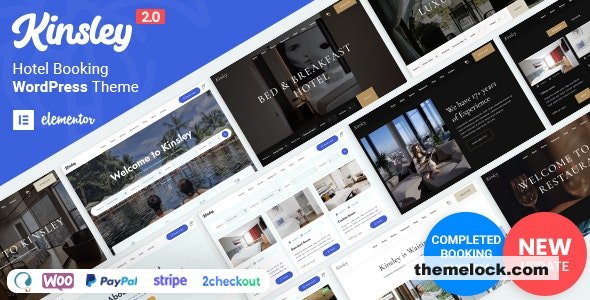 Kinsley v2.1.1 – Hotel WordPress Theme