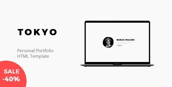 TOKYO V1.0 – PERSONAL PORTFOLIO TEMPLATE