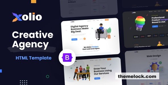 Xolio – Creative Agency & Portfolio Template