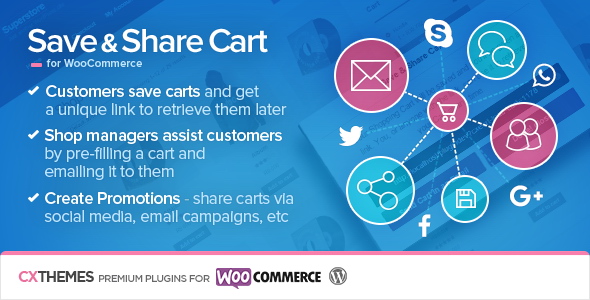 Download Free Save & Share Cart for WooCommerce v2.17