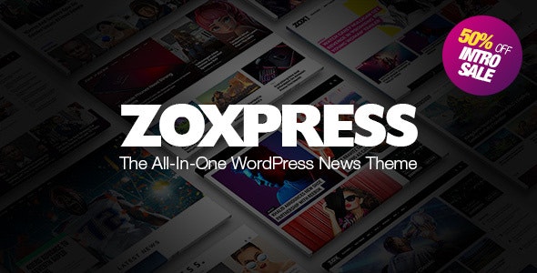 [Free Download] ZoxPress v1.05.0 – All-In-One WordPress News Theme