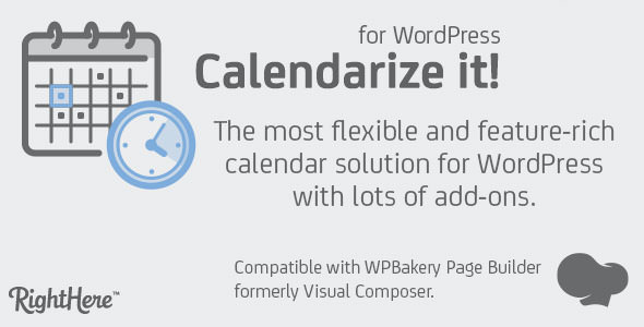 Download Free Calendarize it! for WordPress v4.6.9