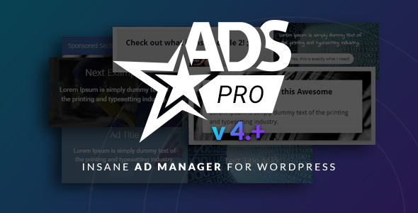 Download Free Ads Pro Plugin v4.2.12 – Multi-Purpose Advertising Manager