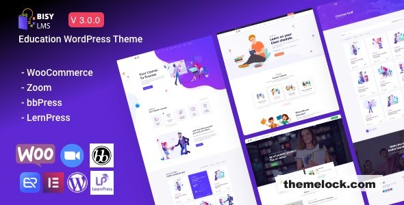 Bisy v3.0.0 – Education WordPress Theme