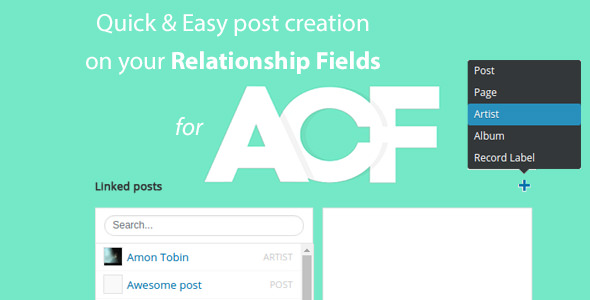 Download Free Quick and easy Post creation for ACF v2.3