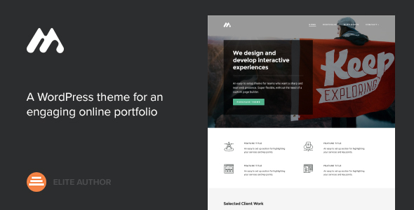 Download Free Meth v2.1.0 – A Minimal One Page Portfolio Theme