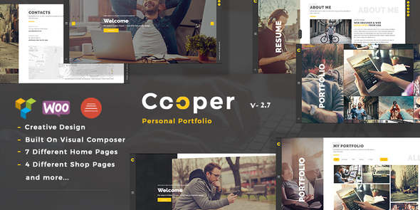 Cooper v5.3 – Creative Responsive Personal Portfolio Theme