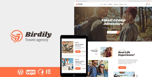 [Free Download] Birdily v1.0 – Travel Agency & Tour Booking WordPress Theme