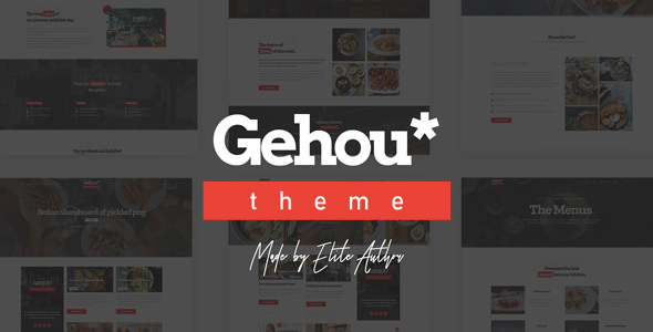 Download Free Gehou v1.1.1 – A Modern Restaurant & Cafe Theme