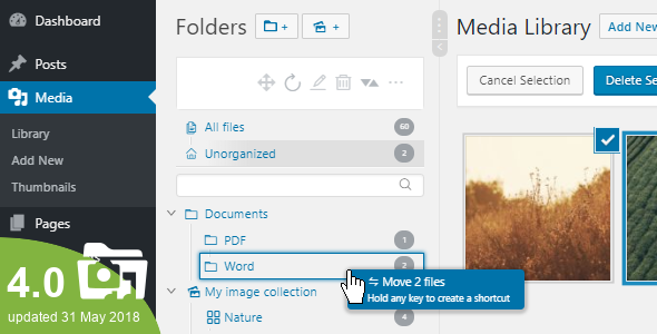 Download Free WP Real Media Library v4.0.2 – Media Categories / Folders