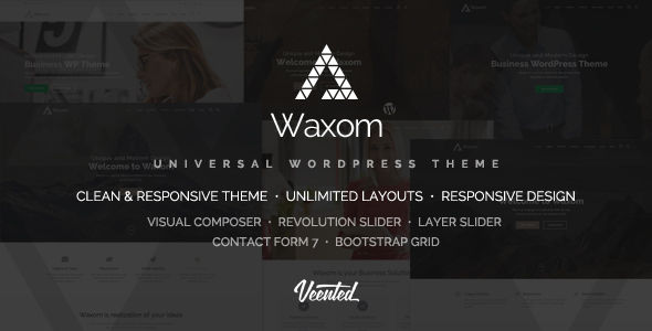 Download Free Waxom v2.8 – Clean & Universal WordPress Theme