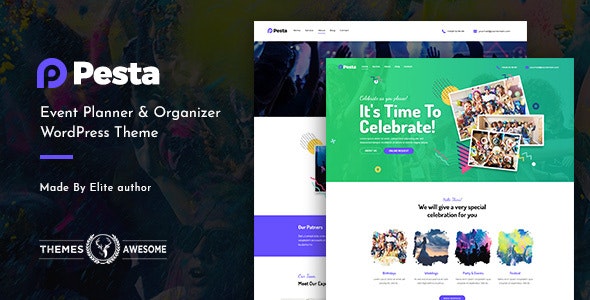 Pesta v1.5 – Event Planner & Organizer WordPress Theme