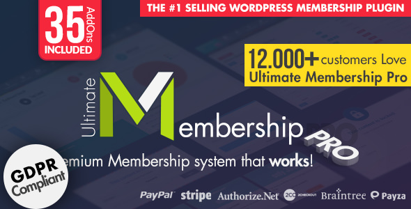 Download Free Ultimate Membership Pro WordPress Plugin v7.2