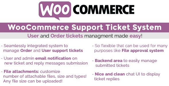 [Download] WooCommerce Support Ticket System v1.2.6