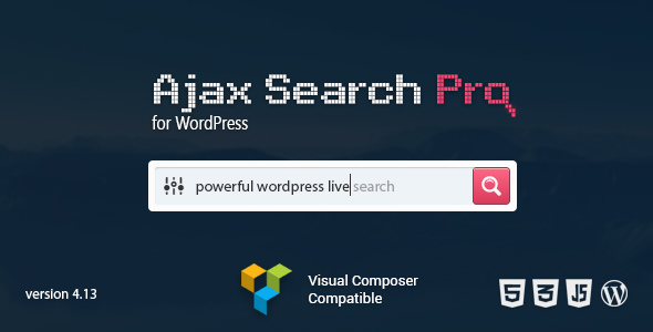 Download Free Ajax Search Pro for WordPress v4.13 – Live Search Plugin