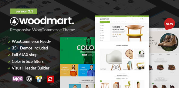 Download Free WoodMart v2.2 – Responsive WooCommerce WordPress Theme