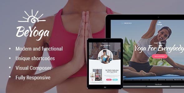 BeYoga v1.1.7 – Yogastudio & Gym WordPress Theme