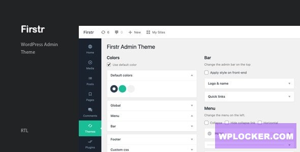 Firstr v4.0 – WordPress Admin Theme
