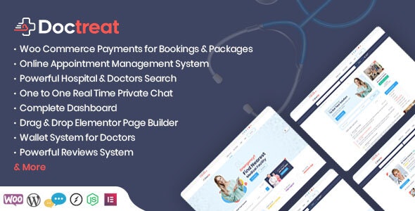 DOCTREAT V1.4.8 – DOCTORS DIRECTORY WORDPRESS THEME