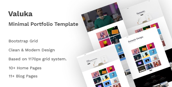 VALUKA V1.0 – MINIMAL PORTFOLIO TEMPLATE