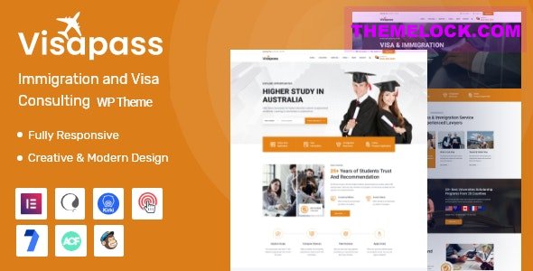 Visapass v1.0.6 – Immigration Consulting WordPress Theme