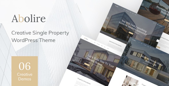 Abolire v1.0.17 – Single Property WordPress Theme