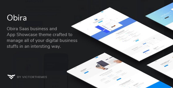 Obira v1.9.6 – SaaS Business & App Showcase WordPress Theme