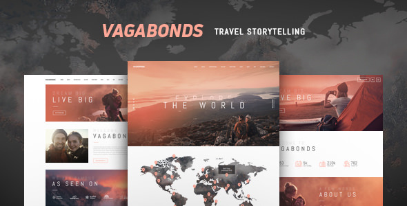 Vagabonds v1.3.6 – Personal Travel & Lifestyle Blog Theme