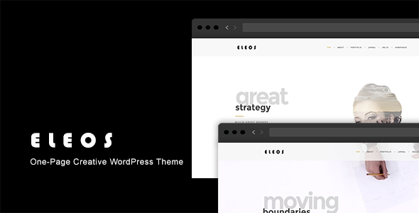 Download Free Eleos v1.3.1 – One-Page Creative WordPress Theme